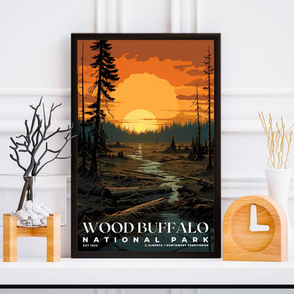 Wood Buffalo National Park Poster | S07