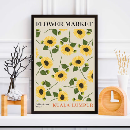 Kuala Lumpur Flower Market Poster | S01