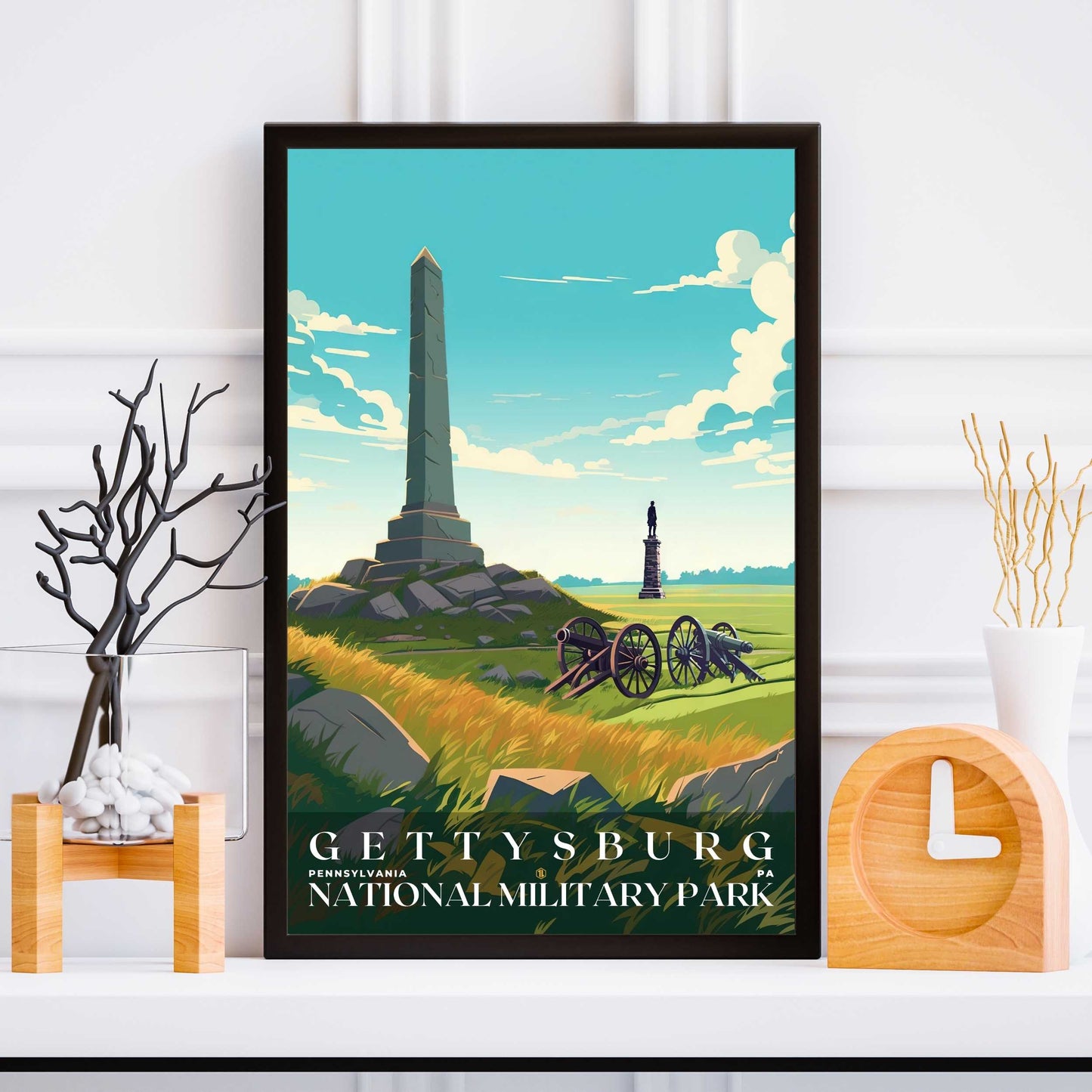 Gettysburg National Military Park Poster | US Travel | S01