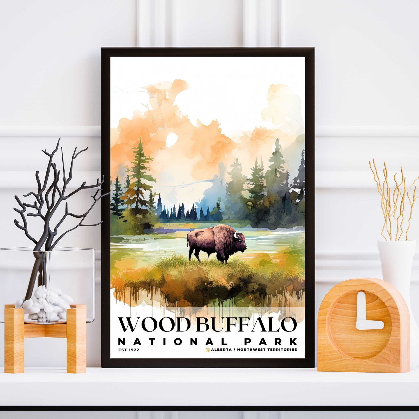 Wood Buffalo National Park Poster | S04