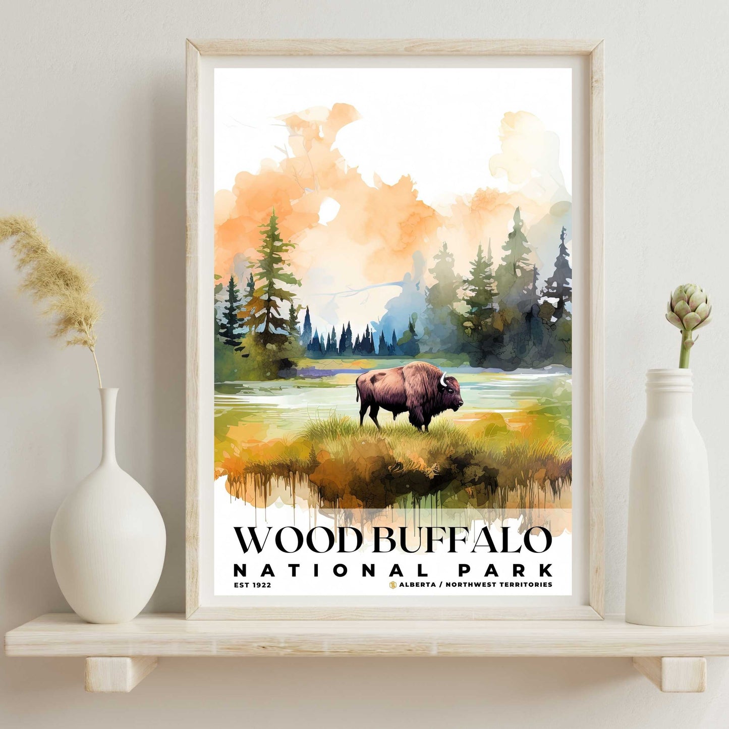 Wood Buffalo National Park Poster | S04