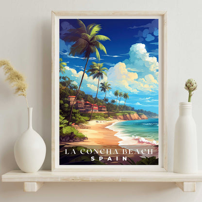 La Concha Beach Poster | S01