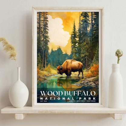 Wood Buffalo National Park Poster | S08