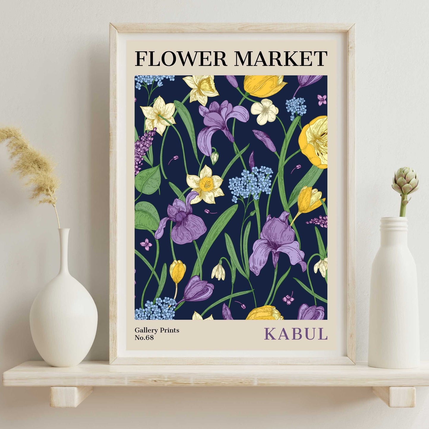 Kabul Flower Market Poster | S02