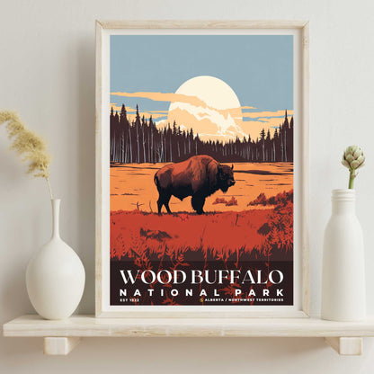 Wood Buffalo National Park Poster | S03