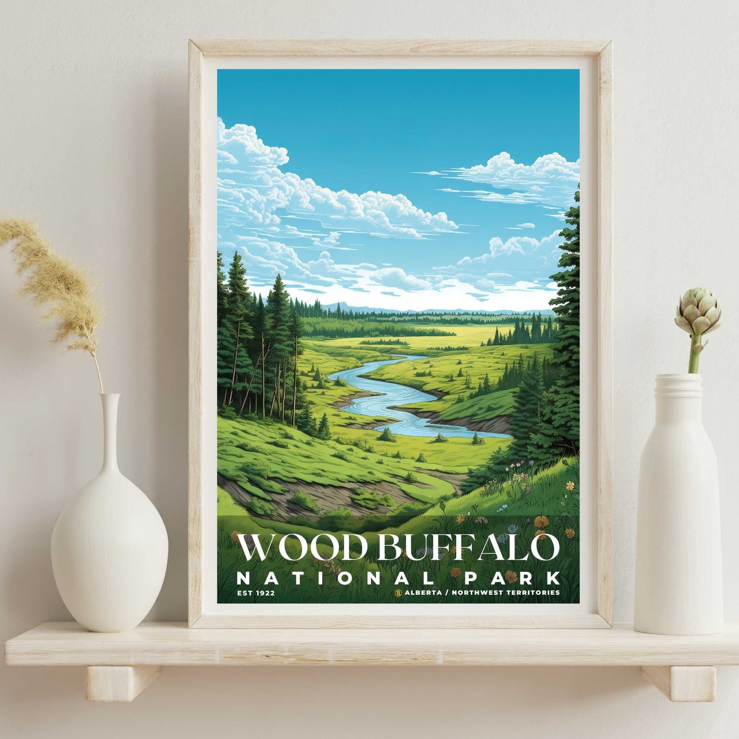 Wood Buffalo National Park Poster | S02