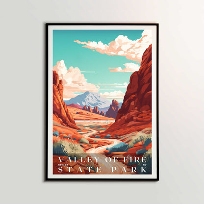 Valley of Fire State Park Poster | US Travel | S01