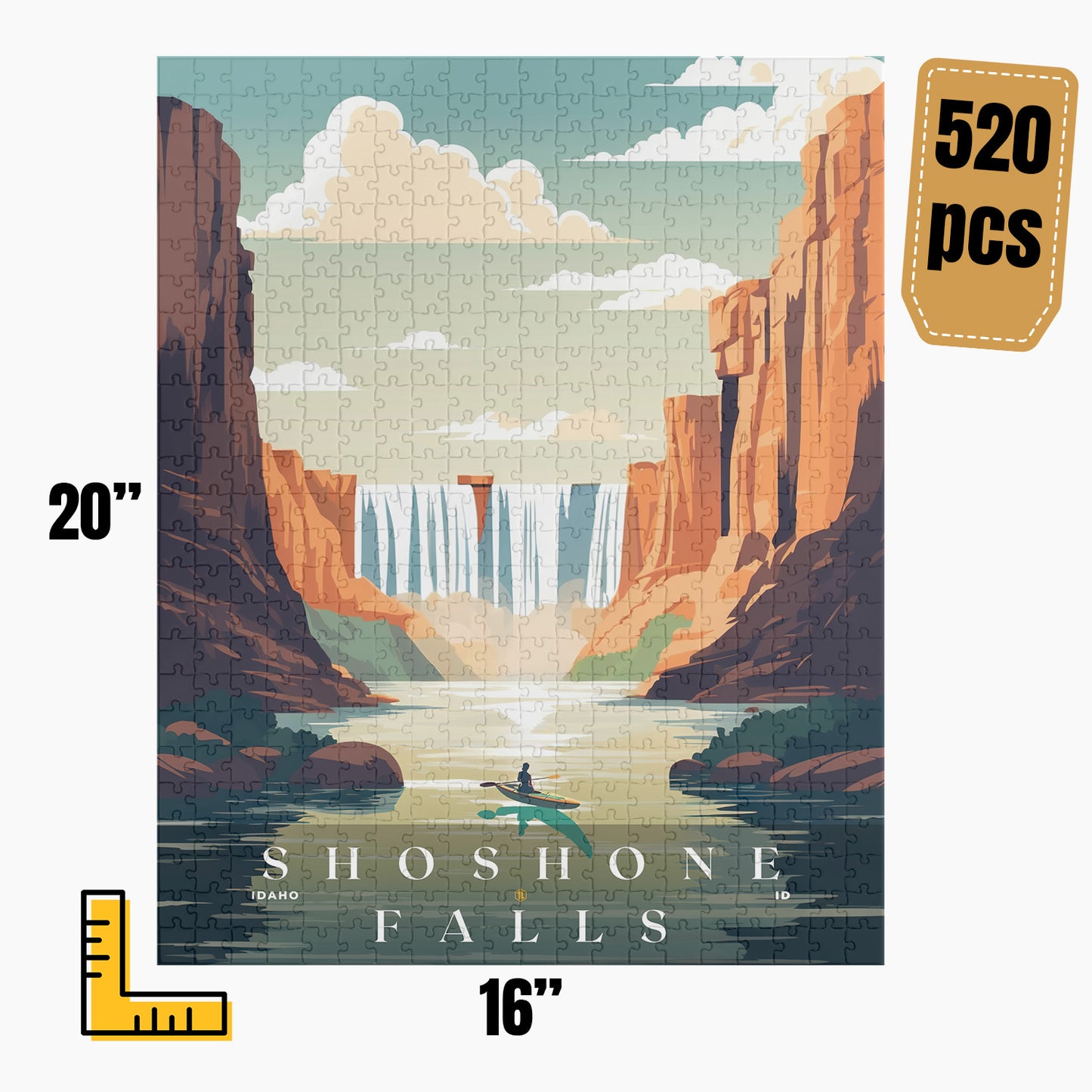 Shoshone Falls Puzzle | US Travel | S01