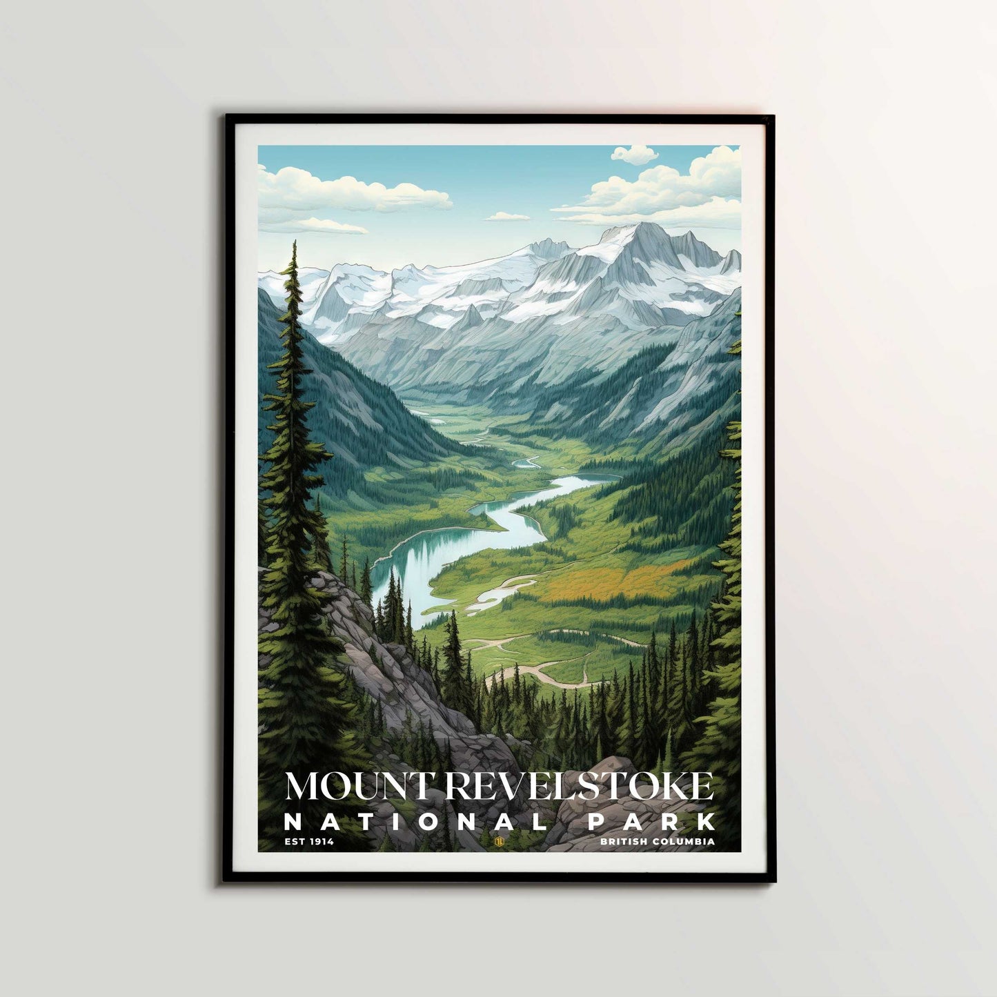 Mount Revelstoke National Park Poster | S02