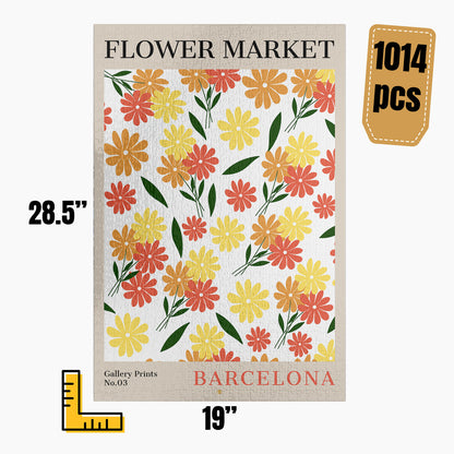 Barcelona Flower Market Puzzle | S01