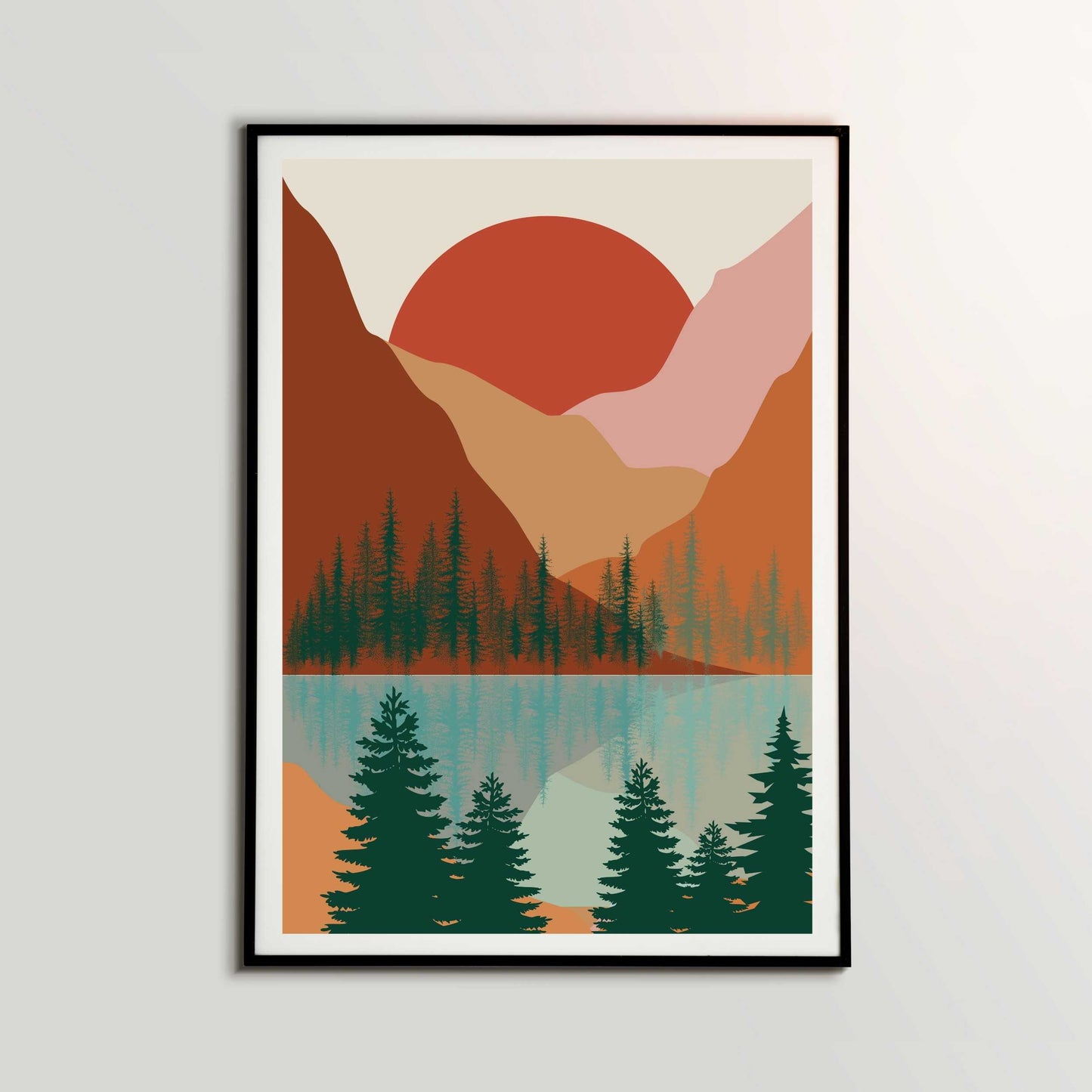 Boho Landscape Poster #03 | S01