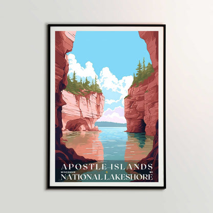 Apostle Islands National Lakeshore Poster | US Travel | S01