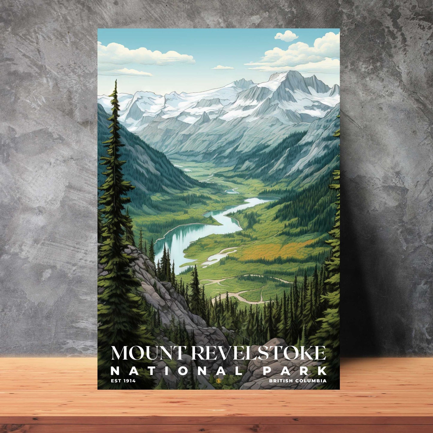 Mount Revelstoke National Park Poster | S02