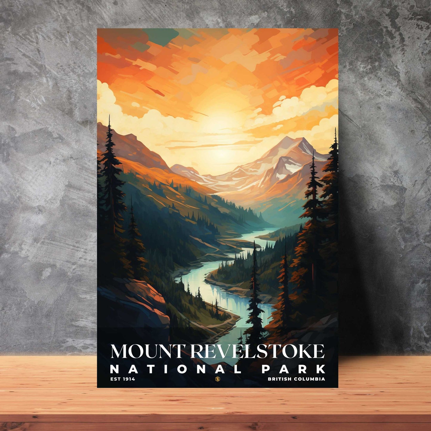 Mount Revelstoke National Park Poster | S06