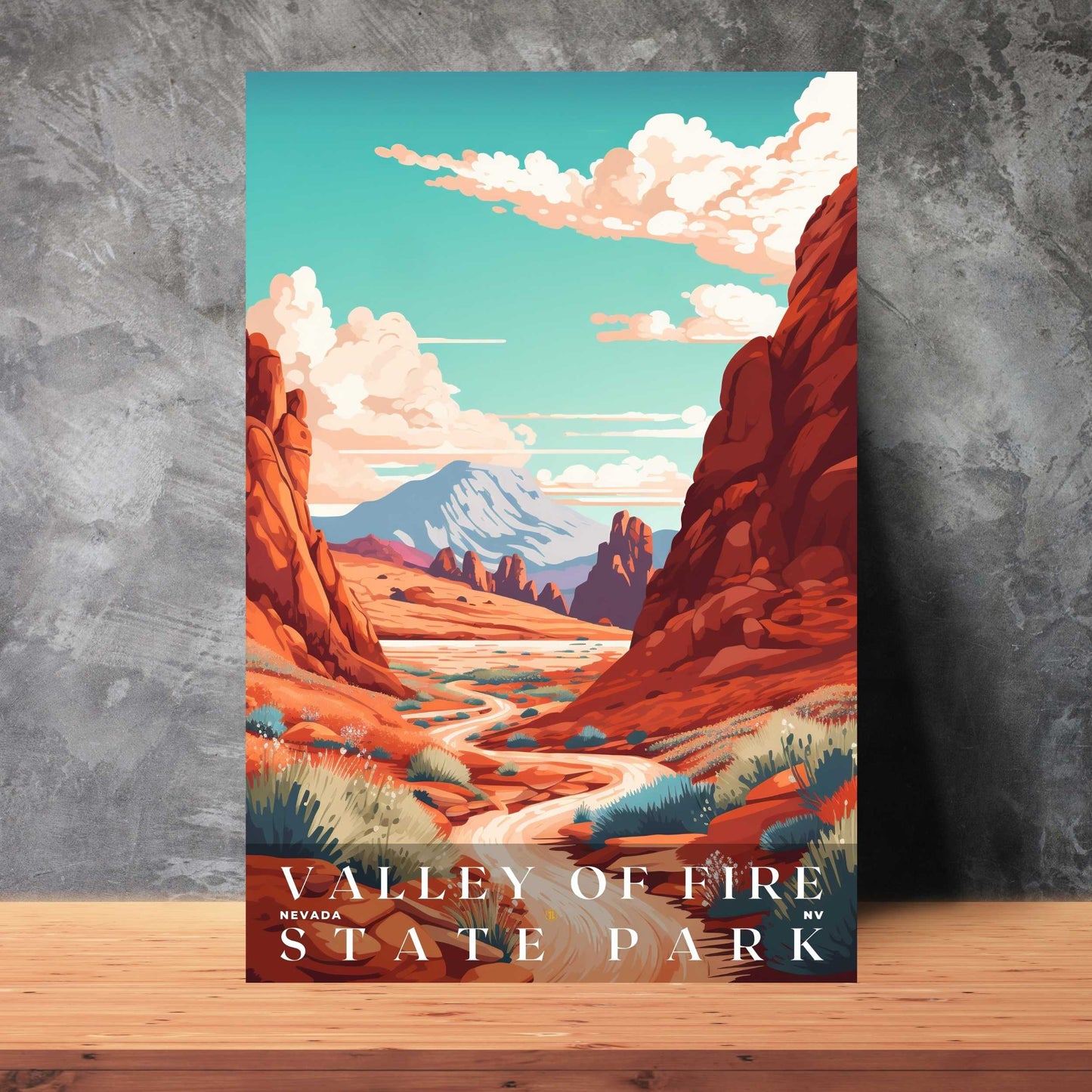 Valley of Fire State Park Poster | US Travel | S01