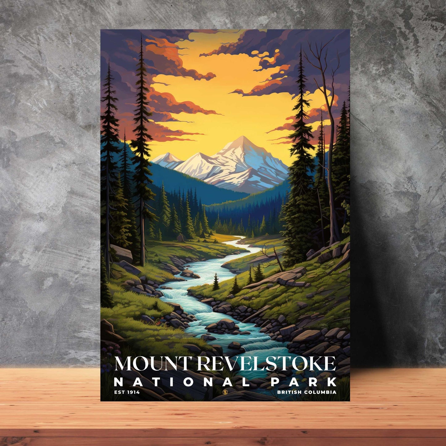 Mount Revelstoke National Park Poster | S07