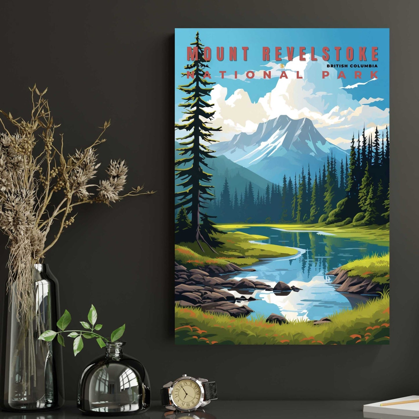 Mount Revelstoke National Park Poster | S01