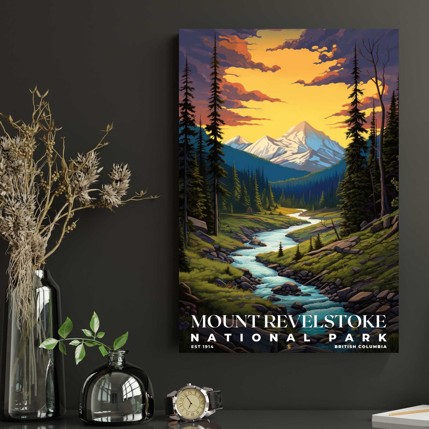 Mount Revelstoke National Park Poster | S07