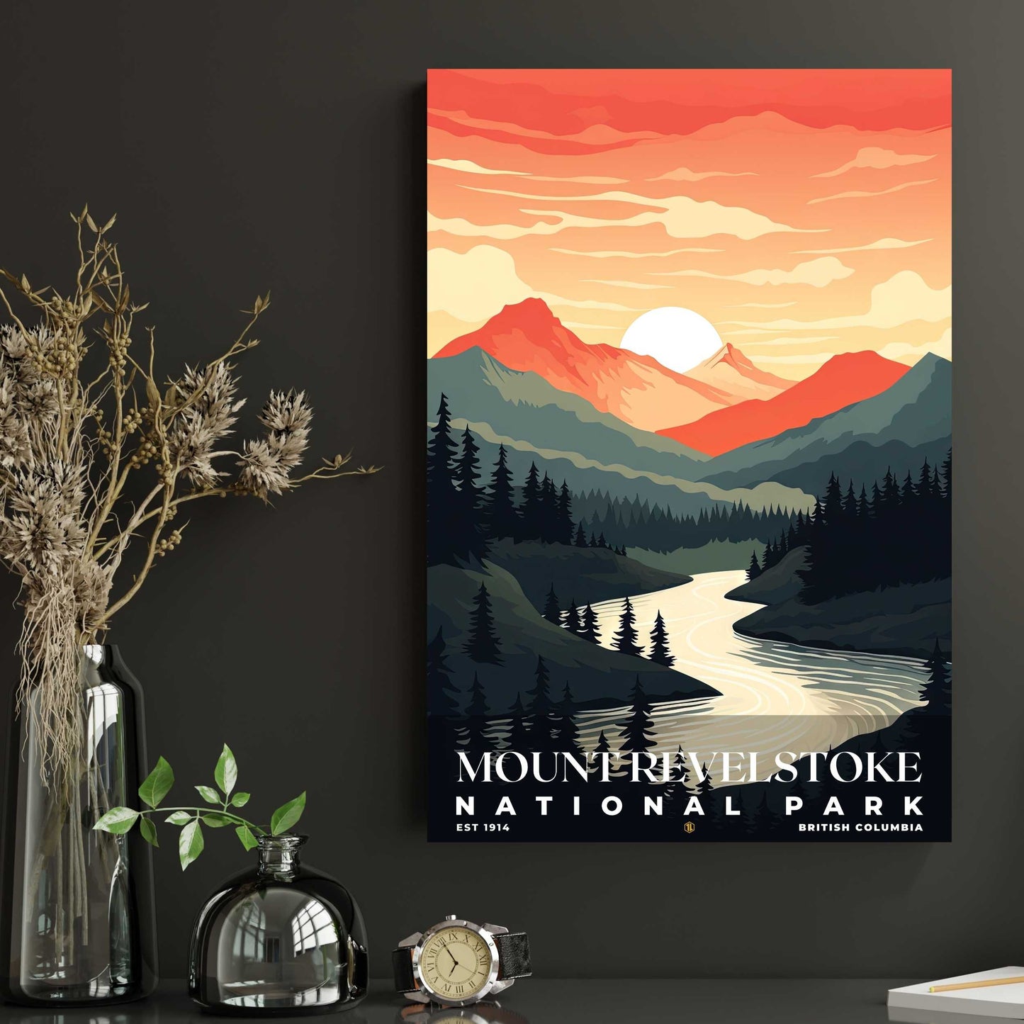 Mount Revelstoke National Park Poster | S03