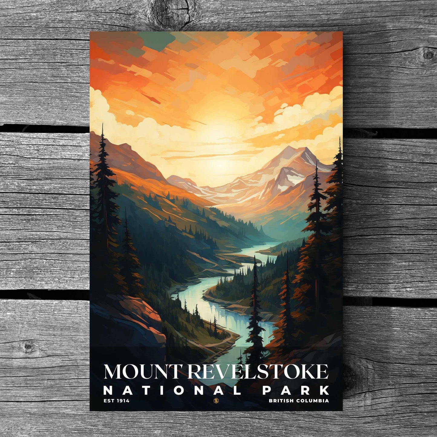 Mount Revelstoke National Park Poster | S06