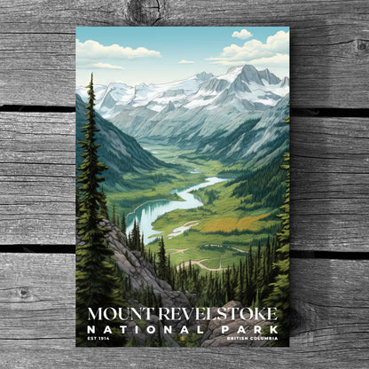 Mount Revelstoke National Park Poster | S02