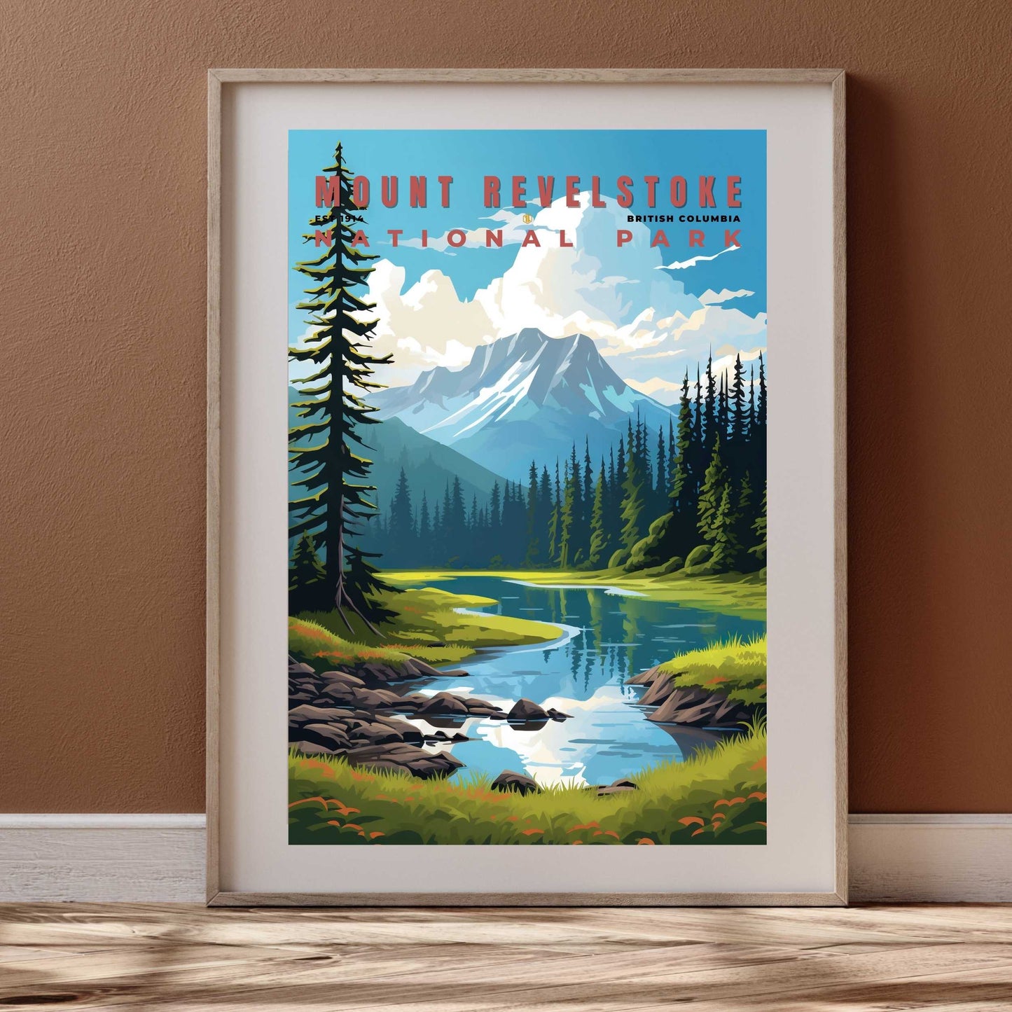 Mount Revelstoke National Park Poster | S01