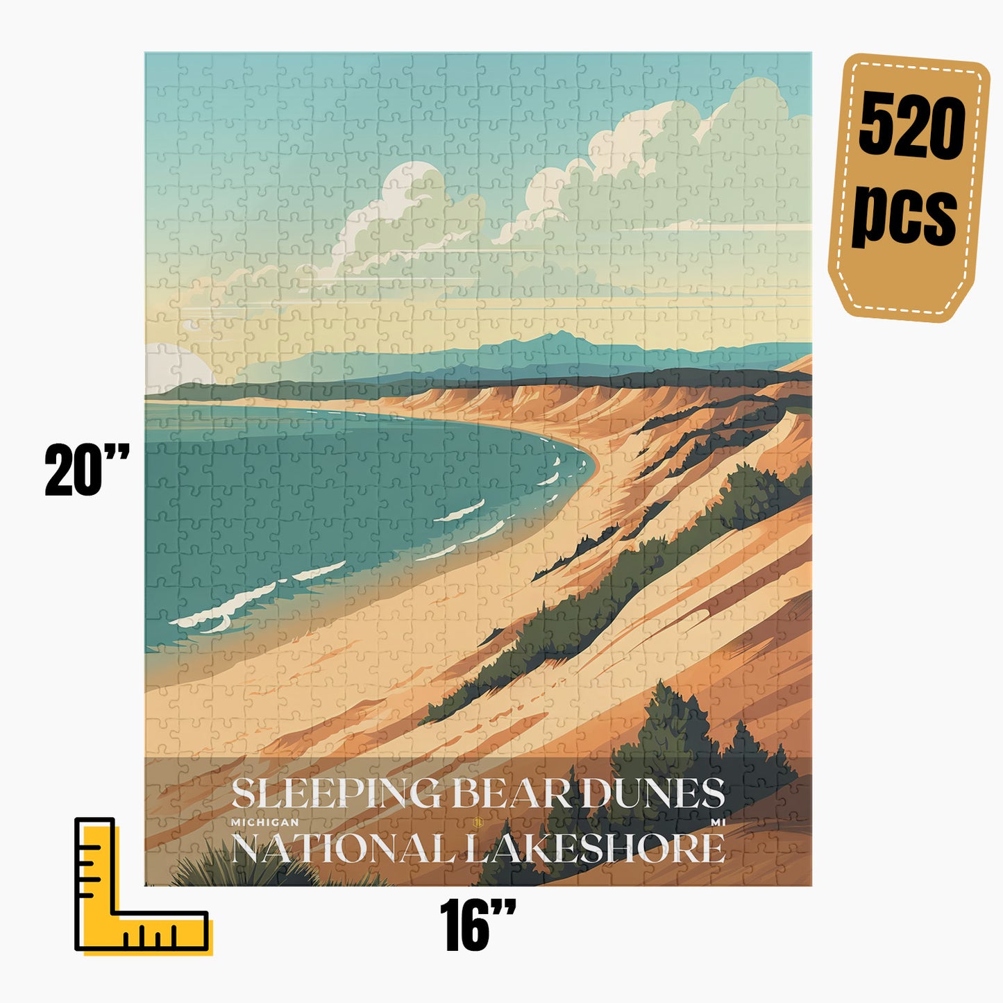 Sleeping Bear Dunes National Lakeshore Puzzle | US Travel | S01