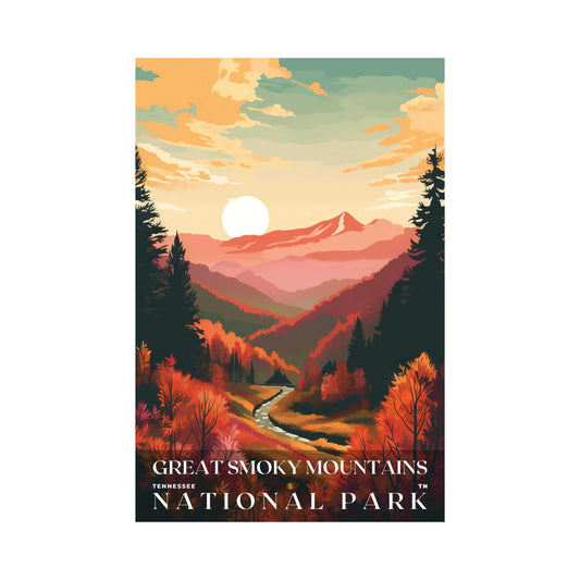 Great Smoky Mountains National Park Poster | US Travel | S01