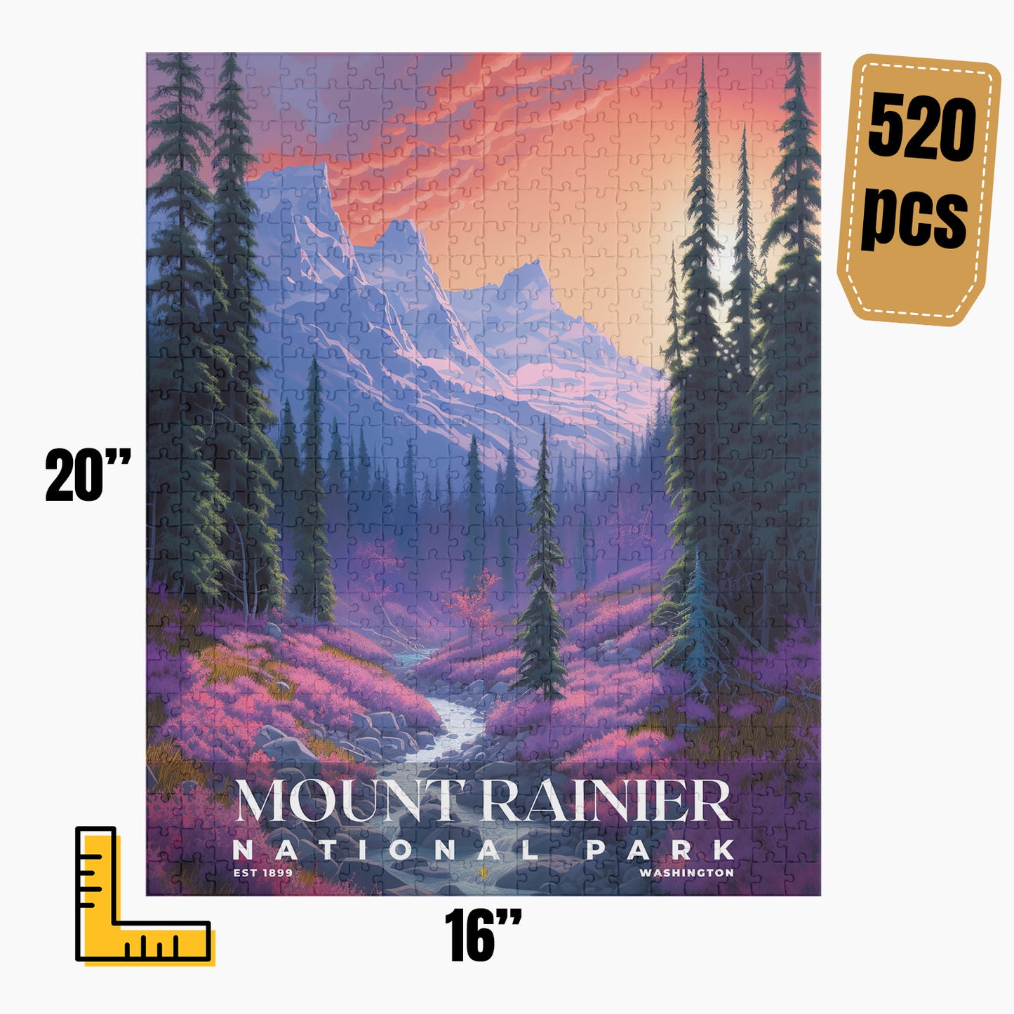 Mount Rainier National Park Puzzle | S02