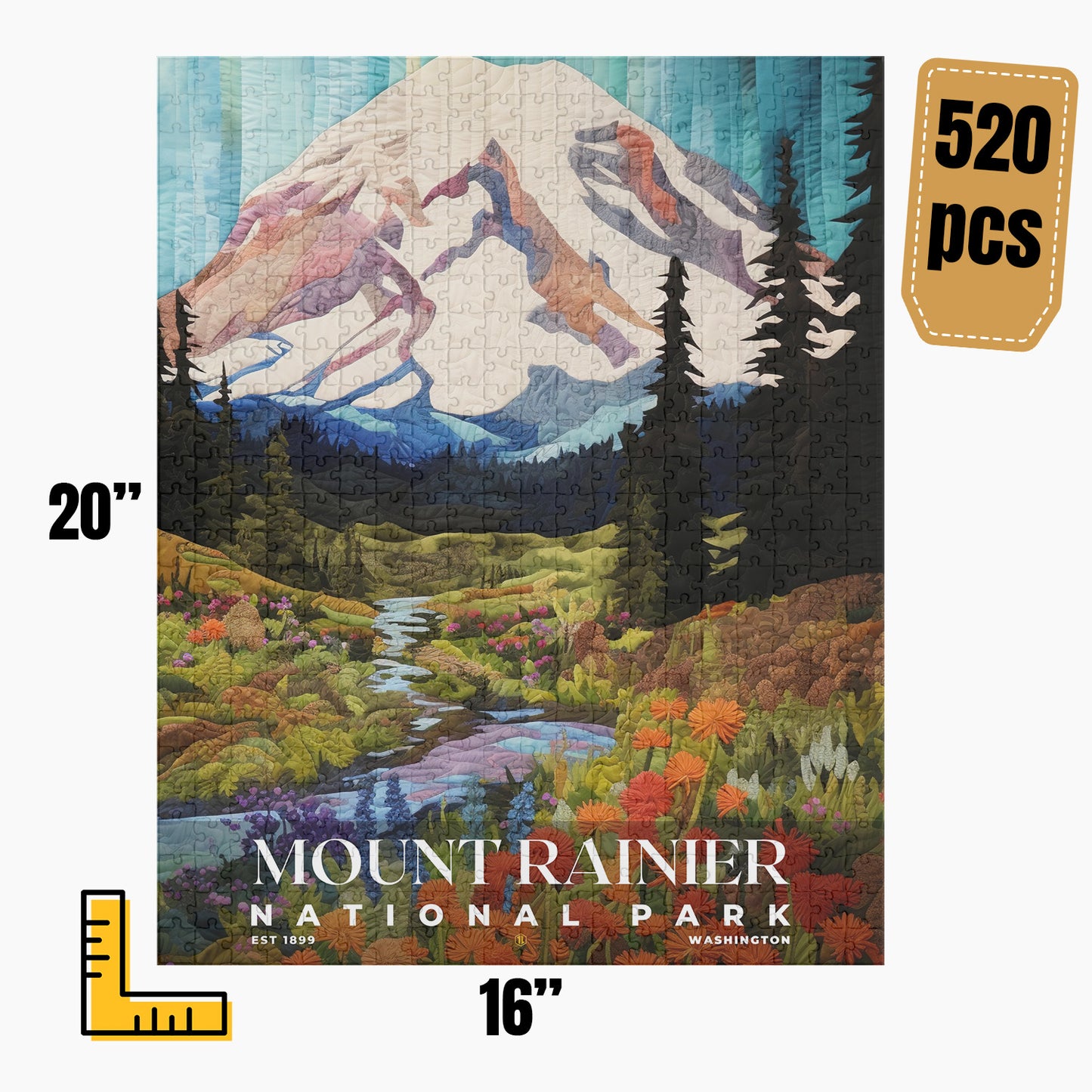 Mount Rainier National Park Puzzle | S09