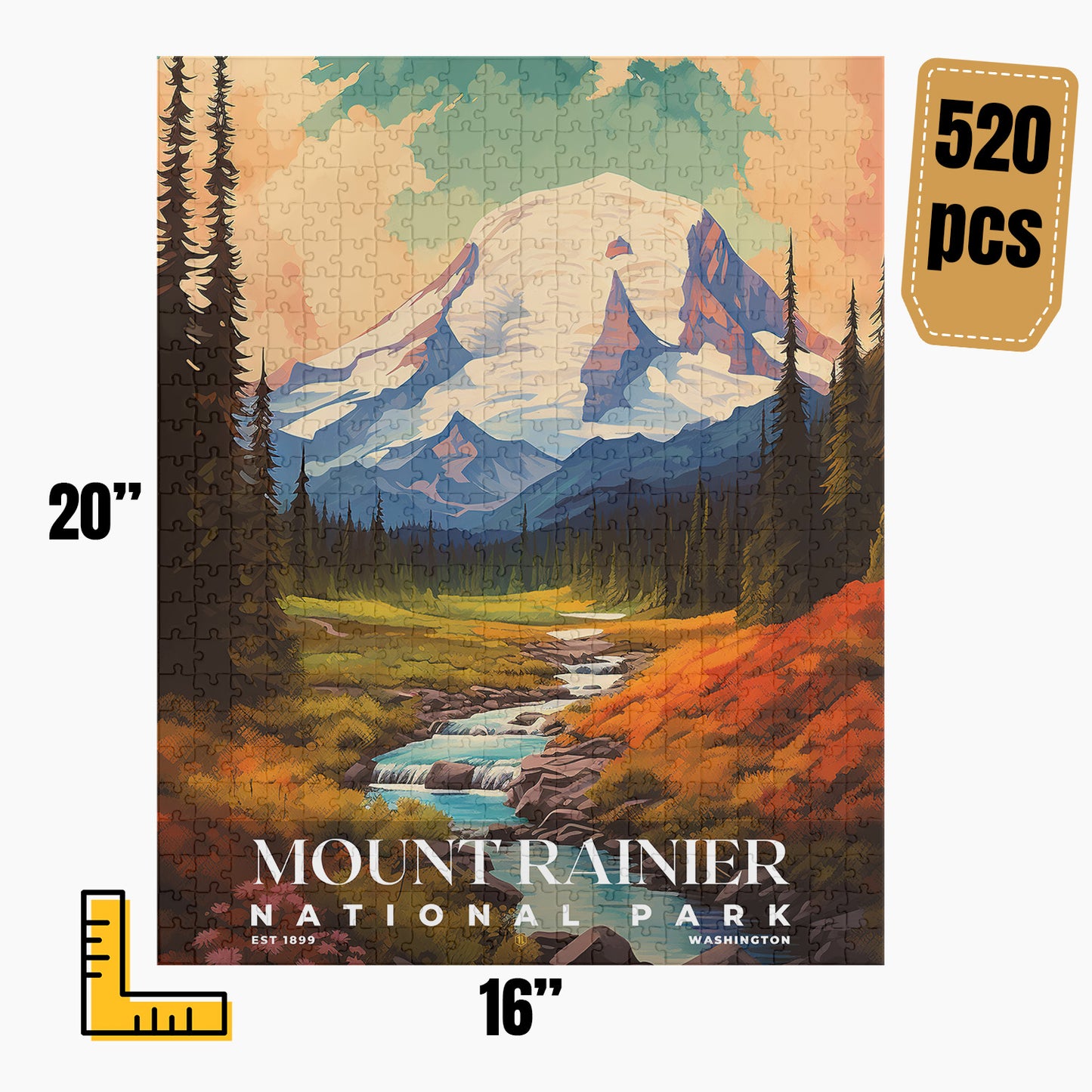 Mount Rainier National Park Puzzle | S06