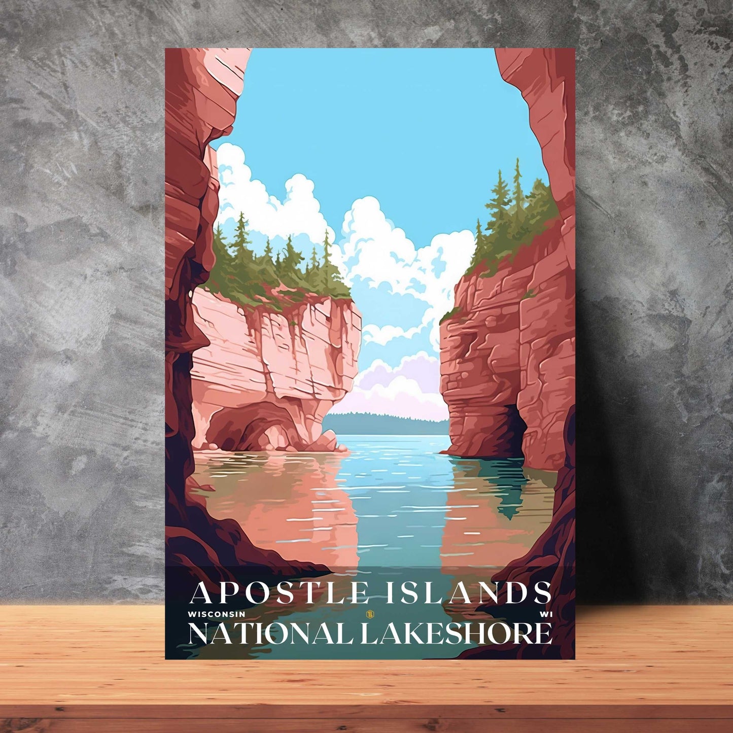 Apostle Islands National Lakeshore Poster | US Travel | S01