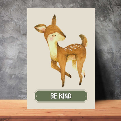 Be Kind Deer Poster | S01