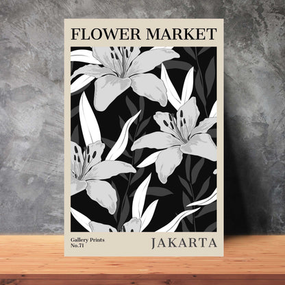 Jakarta Flower Market Poster | S02