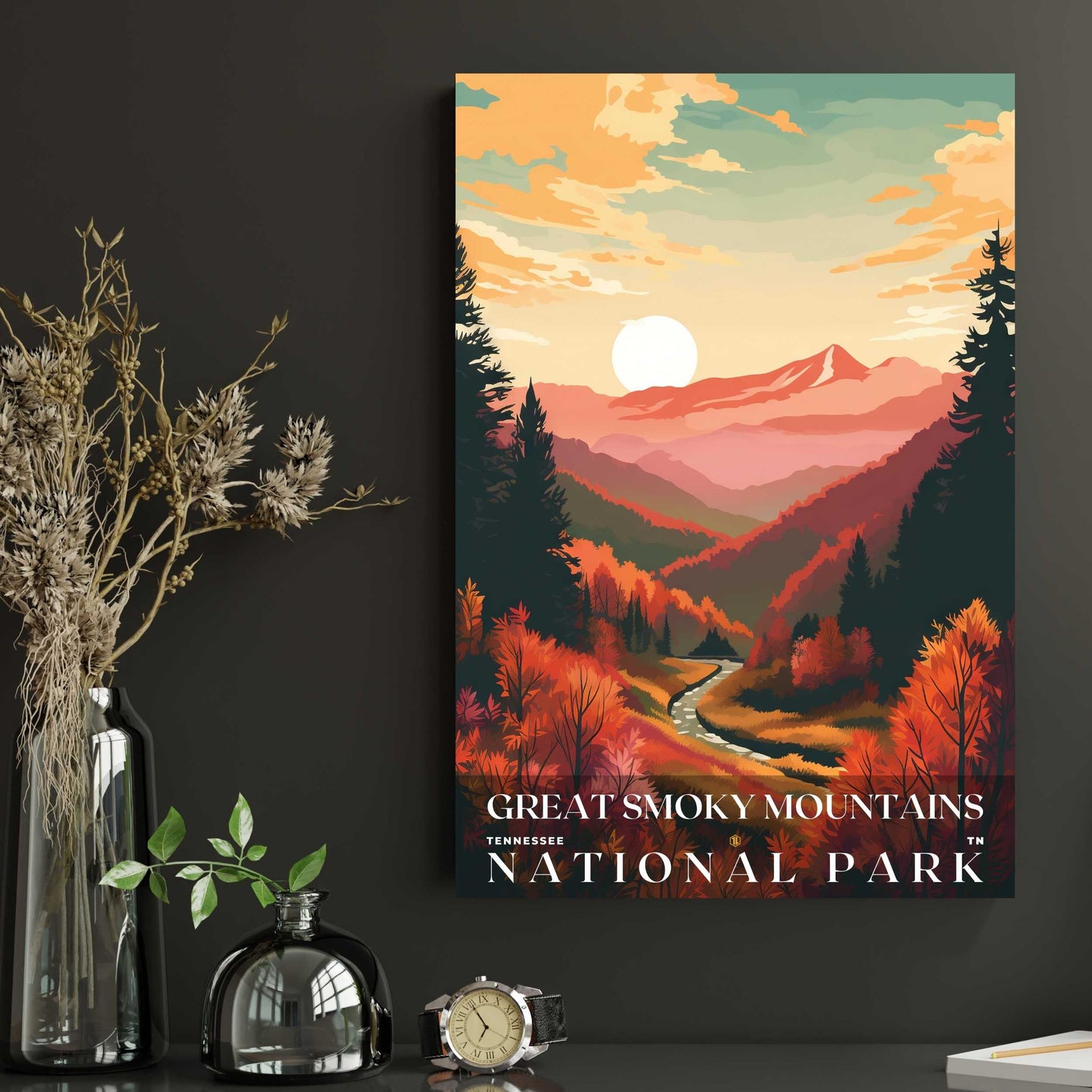 Great Smoky Mountains National Park Poster | US Travel | S01