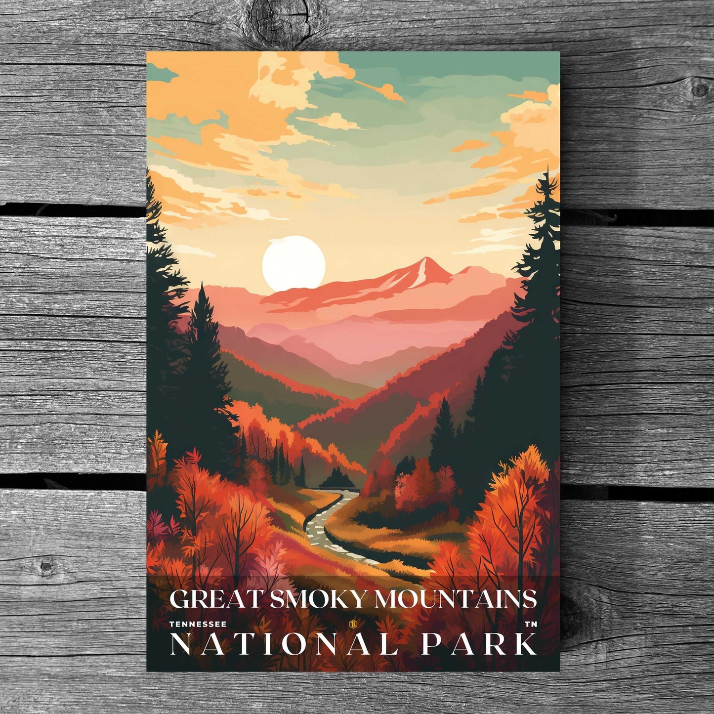 Great Smoky Mountains National Park Poster | US Travel | S01