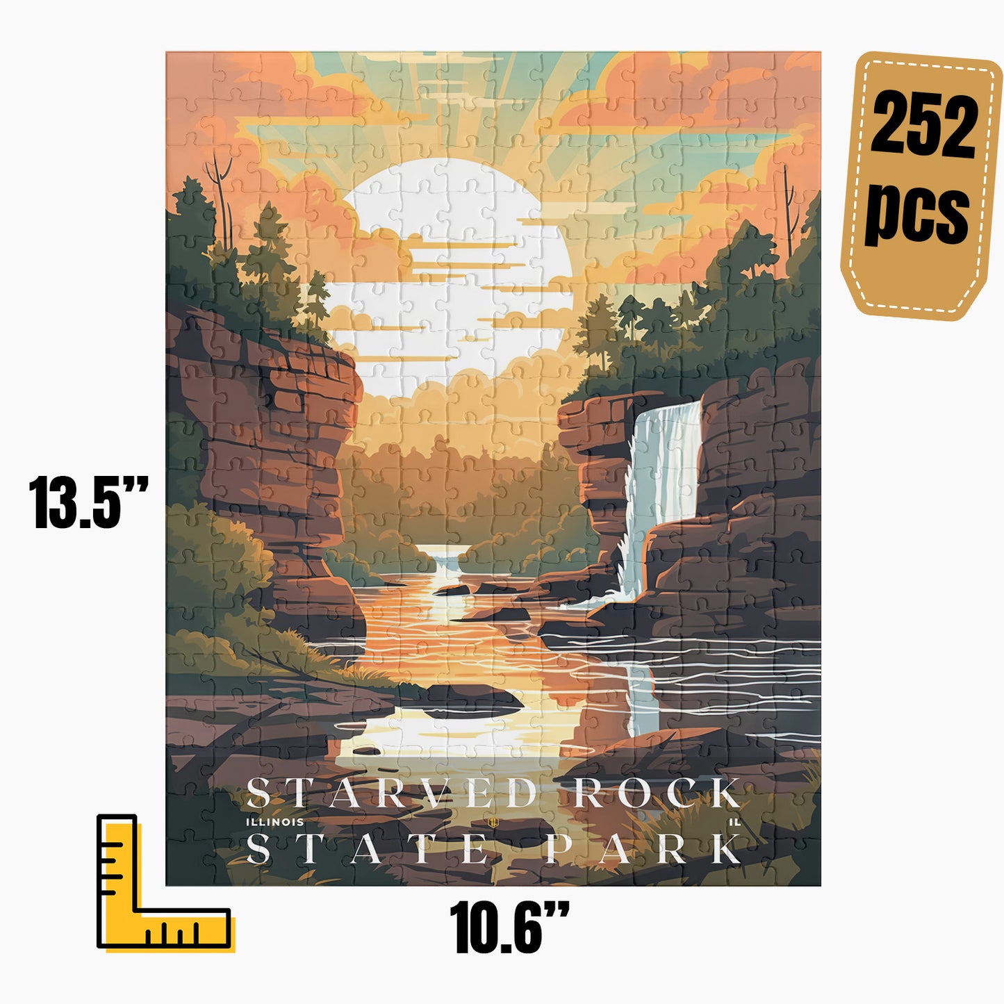 Starved Rock State Park Puzzle | US Travel | S01