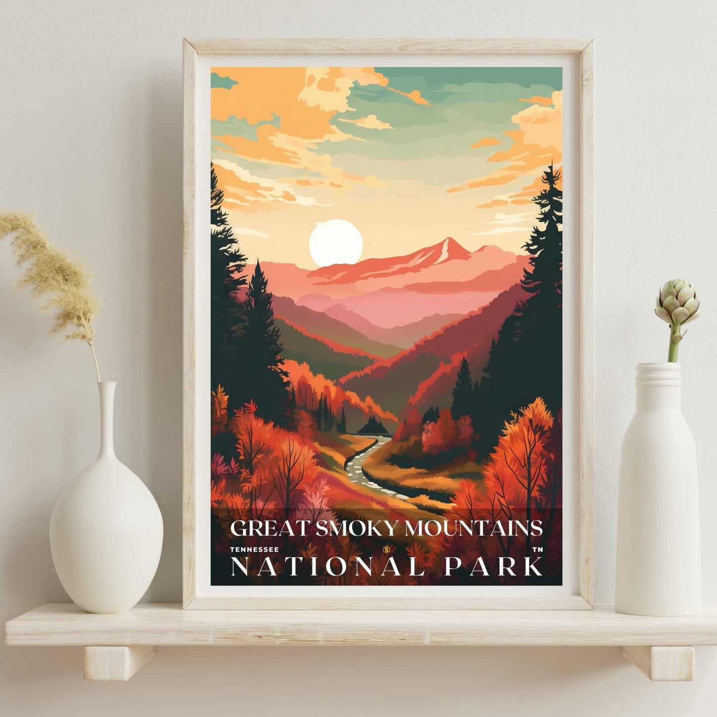 Great Smoky Mountains National Park Poster | US Travel | S01