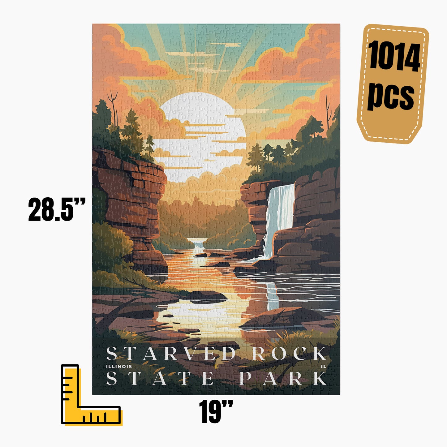 Starved Rock State Park Puzzle | US Travel | S01