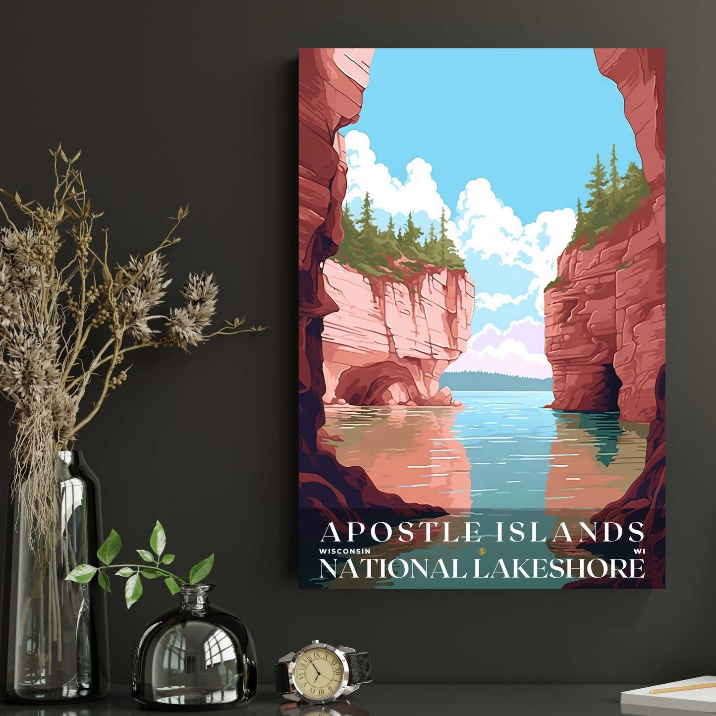 Apostle Islands National Lakeshore Poster | US Travel | S01