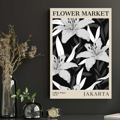 Jakarta Flower Market Poster | S02