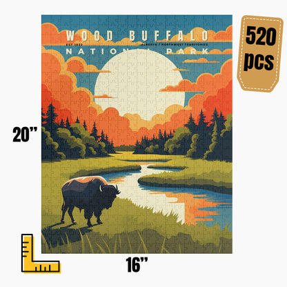 Wood Buffalo National Park Puzzle | S01