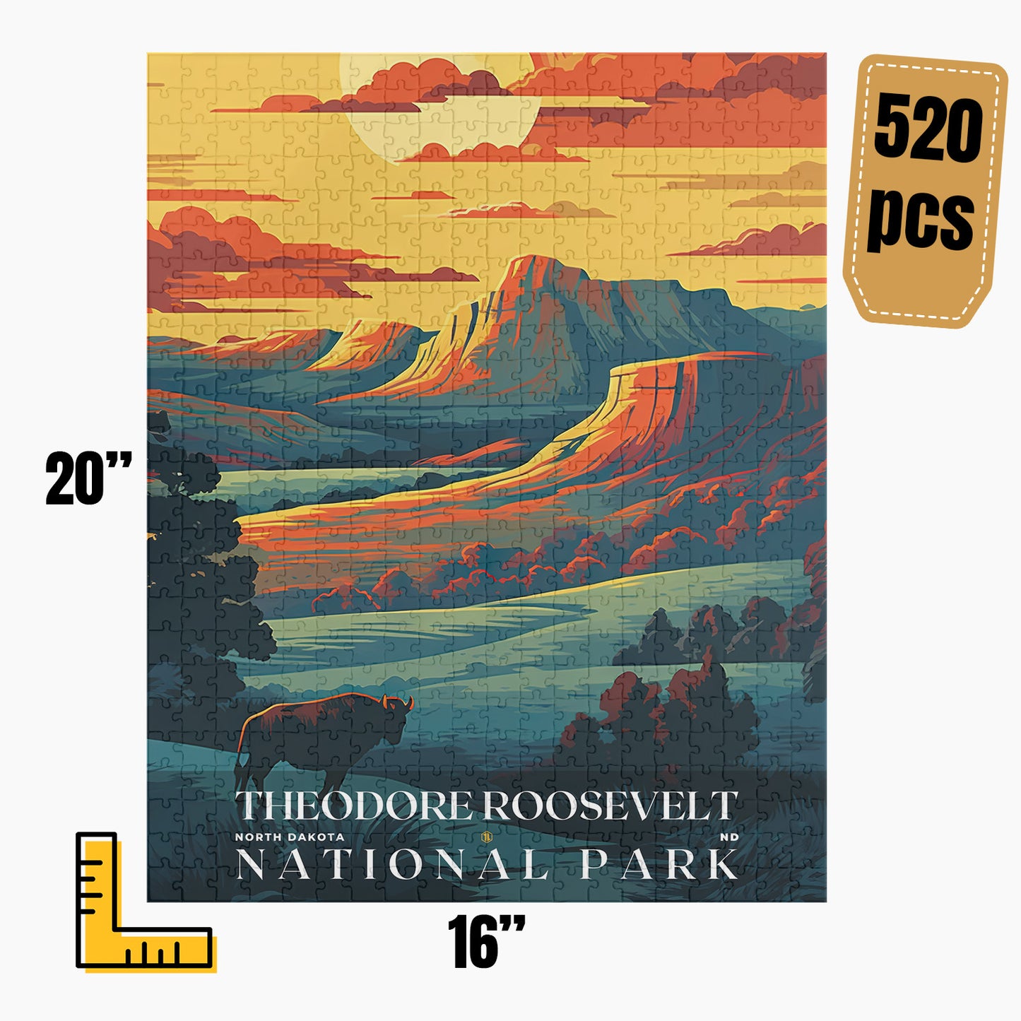 Theodore Roosevelt National Park Puzzle | US Travel | S01