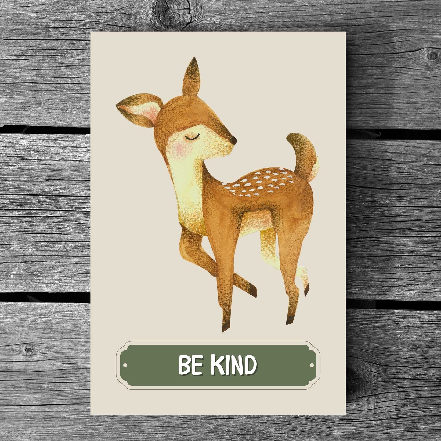 Be Kind Deer Poster | S01