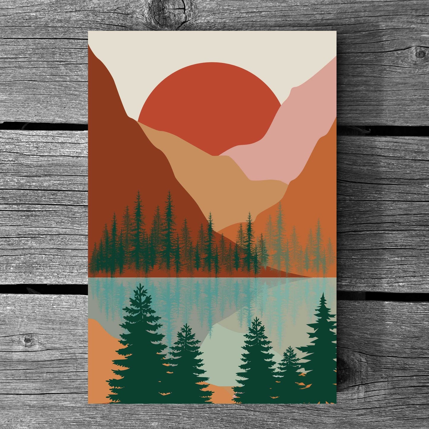 Boho Landscape Poster #03 | S01