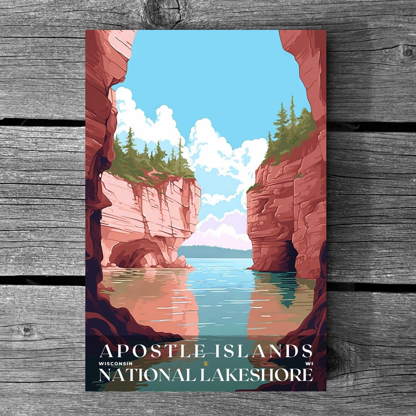 Apostle Islands National Lakeshore Poster | US Travel | S01