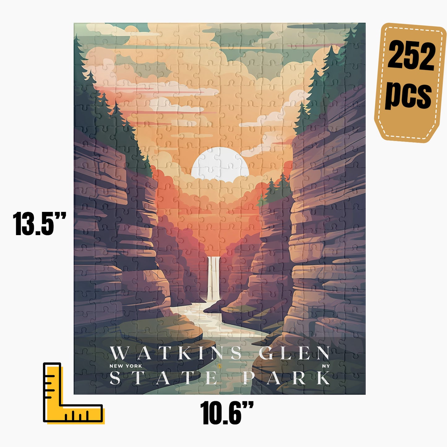 Watkins Glen State Park Puzzle | US Travel | S01