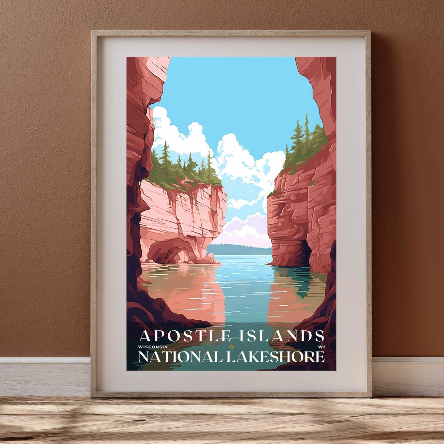 Apostle Islands National Lakeshore Poster | US Travel | S01