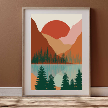 Boho Landscape Poster #03 | S01