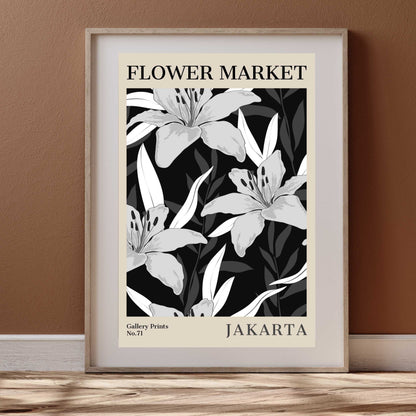 Jakarta Flower Market Poster | S02